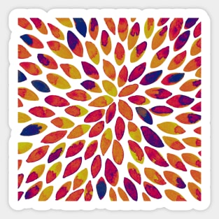 Watercolor brush strokes - multicolor Sticker